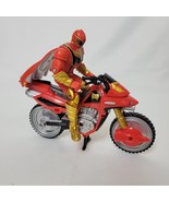 2005 Bandai Power Rangers Mystic Force Red Ranger Speeder Cycle + Action... - $282.54 MXN