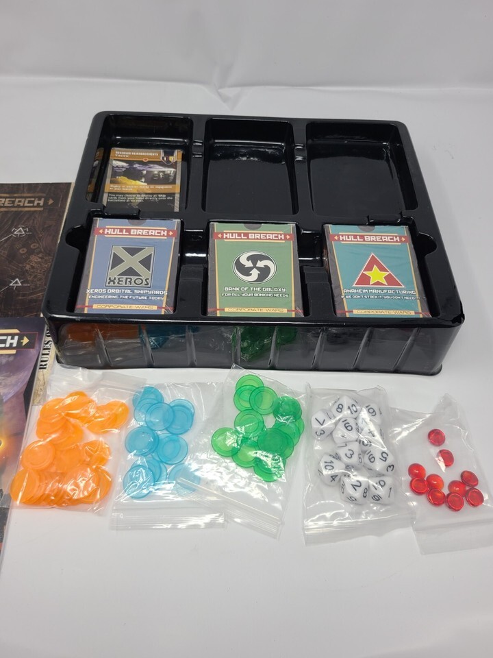 Hull Breach Game- Corporate Wars Board Game Strategy Galactic Space Item image 6
