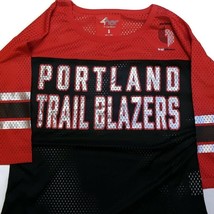 NBA Portland Trail Blazers First Team Mesh Top Womens Size S L GIII For Her Red - $12.97