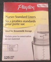 NEW Playtex Baby Nurser 125 Liners Ideal for Breast Milk Disposable 8 oz NOS USA - £27.25 GBP