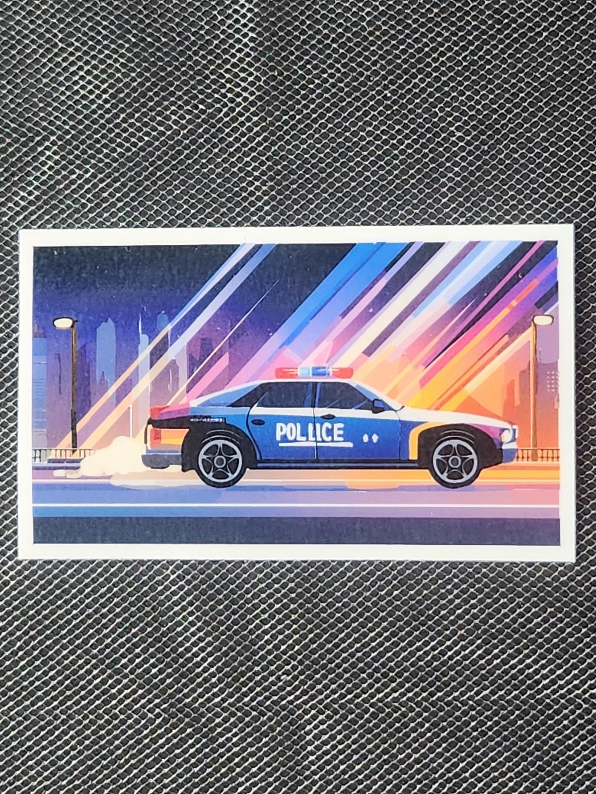 Police Car Sticker - $1.65