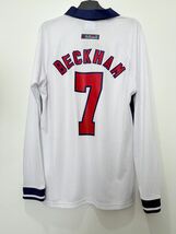 Soccer Jersey Blockcore England 1998/99 Home Long Sleeve Shirt Name Set ... - $39.99