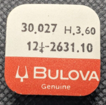 NOS Sealed Original Bulova Accutron 2631.10 SS Wheel Watch Part# 30.027 ... - £12.39 GBP