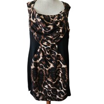 Animal Print Mini Bodycon Dress Size 2X - £19.46 GBP