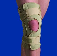 Swede-O Hinged Knee Wrap Single Pivot Large (Beige), New - £77.51 GBP