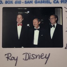 1987 Roy Disney Michael Eisner Frank Wells Celebrity Color Transparency Slide - $12.19