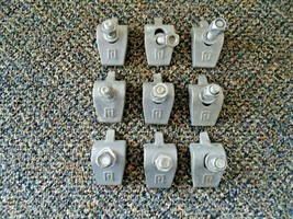 Set of 9 M-100 Aluminum Mounting Clamps For Truck Cap ? / Other &quot; GREAT ... - £22.05 GBP