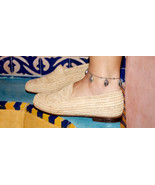 Slippers en Raffia naturel Et semelle Effet Bois très tendance Et classy - $82.60