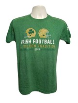 2015 University of Notre Dame Irish Football Adult Small Green TShirt - £14.09 GBP