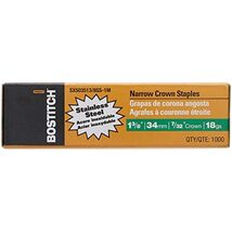 Bostitch Sx503513/8ss-1m 1-3/8"leg 18-gauge 7/32" Narrow Crown Stainless... - $36.29