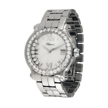 Chopard Happy Sport Floating Diamond Aftermarket Diamond Bezel Watch 8475 - £5,351.03 GBP