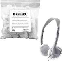 HamiltonBuhl X19HSPWHB HygenX 2.5&quot; Sanitary Ear Cushion Covers, White - $219.99
