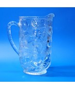 Vintage LIBBEY GLASS 64oz Clear Pitcher ORCHARD FRUIT - Raised Fruit Pat... - $36.06 CAD