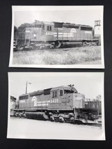 2 - Vintage Conrail Railroad CR #6425 SD40-2 Electromotive Train B&amp;W Photograph - £12.69 GBP