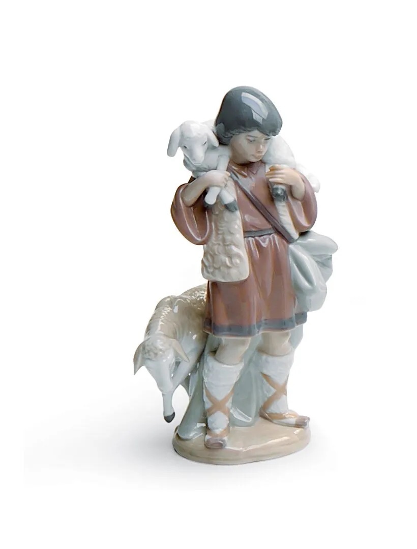 Primary image for Lladro 01005485 Shepherd Boy Figurine New