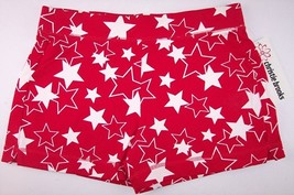 NWT Christie Brooks Girl&#39;s Red Stars Shorts, M (10-12), L (14) or XL (16) - £6.54 GBP+