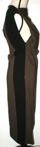 New Womens 4 6 NWT Balenciaga Paris Dress Designer 40 Italy Black Brown Silk Wor - £2,495.39 GBP