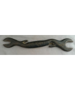 Double Open End Wrench 3-D Implement Antique - $4.00