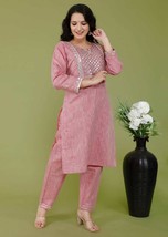 Indian Designer Kurta and Pant Set Women&#39;s Bollywood Salwar Kameez Kurti Suit - £20.91 GBP