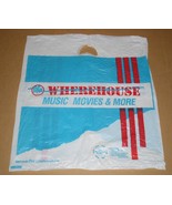 The Wherehouse Record Store Vintage Plastic Shopping Bag - $34.99