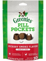 Greenies Pill Pockets For Dogs, Hickory Smoke - Tablet Size, 30 Count - £10.92 GBP