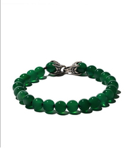 David Yurman Green Onyx Spiritual Bead Bracelet - £243.21 GBP