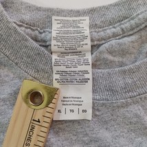 Gildan Heavy Cotton BRAVE EAGLE BOTS Men's Gray Cotton Blend Graphic T-Shirt XL image 3