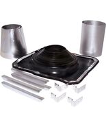 SELKIRK Corp 200275 Universal Flat Rubber Boot Kit, Black, 5 in. to 8 in. - $4,783.62 MXN