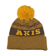 AXIS - Flylow - Brown Winter Knitted Hat Hipster Cuffed Beanie Stocking Cap - £7.59 GBP