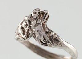 Kama Sutra Figures Sterling Silver Band Ring Size 9.75 - £38.68 GBP