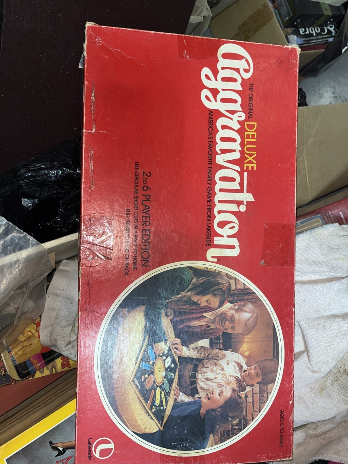 Vintage 1972 Aggravation Game Deluxe Party Edition by Lakeside #8321 com... - $19.00