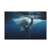Funny African Elephant Silly African Elephant Outside Wall Art Ready to Hang Un - £57.84 GBP+