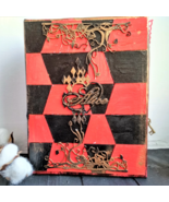 Wonderland junk journal handmade Alice in Wonderland Crazy tea party not... - $500.00