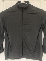 Mens Champion Duodry Active Wear Jacket XXL Black Gray Workout Gear Zippered 2XL - £19.32 GBP