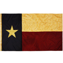 Anley 3x5 Foot Vintage Style Tea Stained Texas State Flag Nylon Antiqued Flags - £12.75 GBP