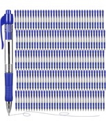 200 Pack Retractable Ballpoint Pens 1 Mm Medium Point Click Pen Refillable - £34.87 GBP