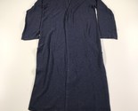 360 Sweater Strickjacke Damen Klein Heather Blau Offen Vorne Langleine - $24.73