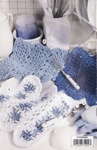 12 Knit Crochet Dishcloths Sunflower Clusters Shells Basketweave Stripes Pattern - £10.35 GBP