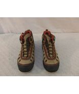 ADULT MERRELL BROWN ORANGE LEATHER WOMEN&#39;S sz9 LACE UP HIKING SHOES NM33771 - $61.39 CAD