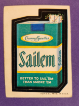 Topps Wacky Packages Sailem Cigarettes Tan Back 1973 2nd Series *T.C.G. - $18.80