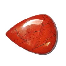 55.66 Carats TCW 100% Natural Beautiful Red Jasper Pear Cabochon Gem by DVG - £17.04 GBP