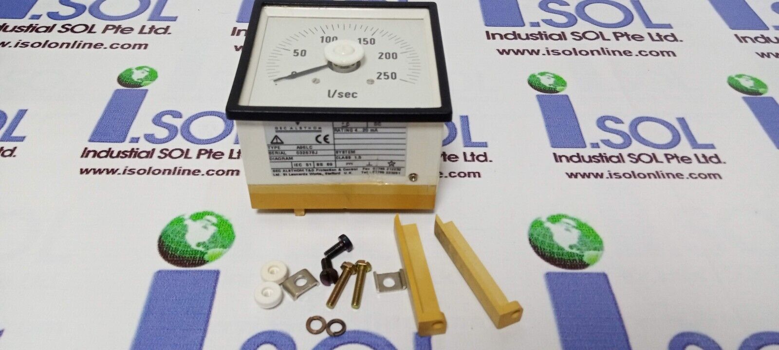GEC Alsthom A96LC Process Temperature Panel Meter W/T Fitting - $307.97