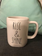Rae Dunn Ivory Coffee Mug Tea Collectable Kitchenware 16oz Large Rise n Shine - £7.85 GBP