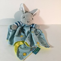 Goodnight Moon Grey Plush Bunny Baby Security Blanket 15x15 Lovey Kids P... - $11.86