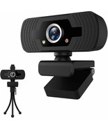 HD 1080p Webcam with Microphone for Desktop for Laptop Web Camera  - £17.98 GBP