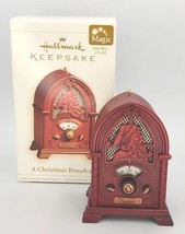 2006 Hallmark Keepsake A Christmas Broadcast Magic Sound Music Light Ornament U6 - £18.31 GBP
