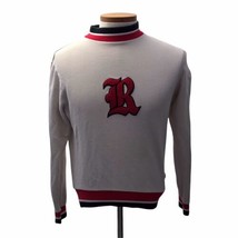 Russell Athletic Men&#39;s Letterman R Pullover Fleece Sweatshirt Banded Wai... - $27.70