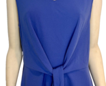 NWT Talbots Blue V Neck Sleeveless Tie Front Top Size XL - $27.54