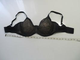 Le Mystere Whisper Unlined Lace Molded Underwire Bra-2210-BLACK 34G- - £20.85 GBP