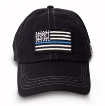 Respect Blue Police Flag Cap Hat NEW Fast Free Ship - £17.23 GBP